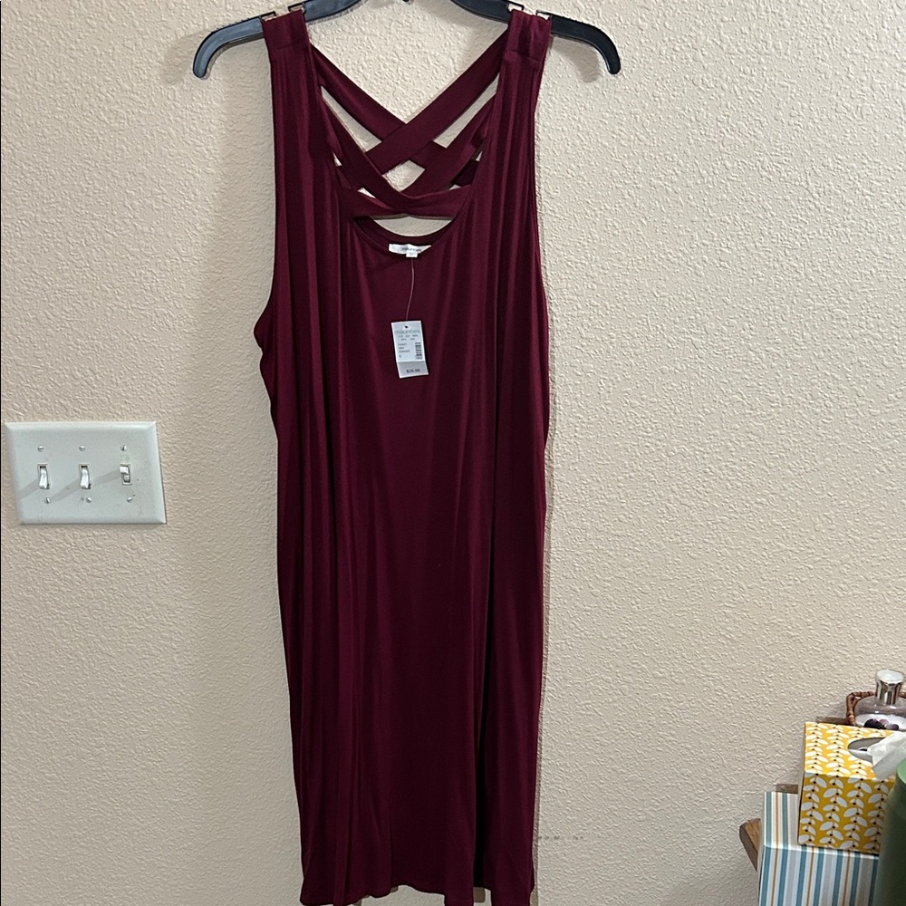 NWT Maurices Burgundy Dress